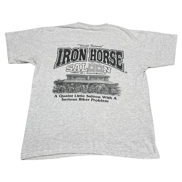 2009 Anvil Iron Horse Saloon Bike week Motorcycle Shirt Adult Large - Picture 1 of 6